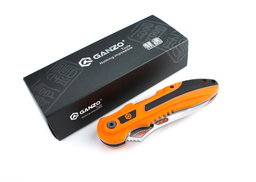 Нож Ganzo G621 оранжевый фото 5